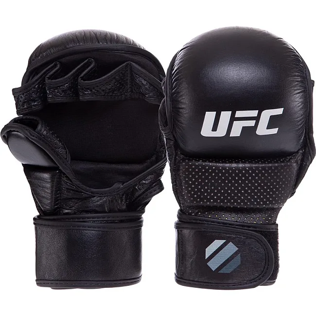 Рукавиці рукопашні ММА шкіряні UFC PRO MMA Combat UCK-75195 L/XL