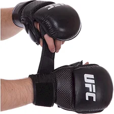 Перчатки рукопашные ММА кожаные UFC PRO MMA Combat UCK-75195 L/XL