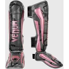 Защита голени и стопы VENUM Elite Standup Black Pink Gold