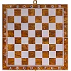 Шахматы шашки нарды 3 в 1 набор настольных игр деревянные SP-SPORT G39 размер 39см x 39м