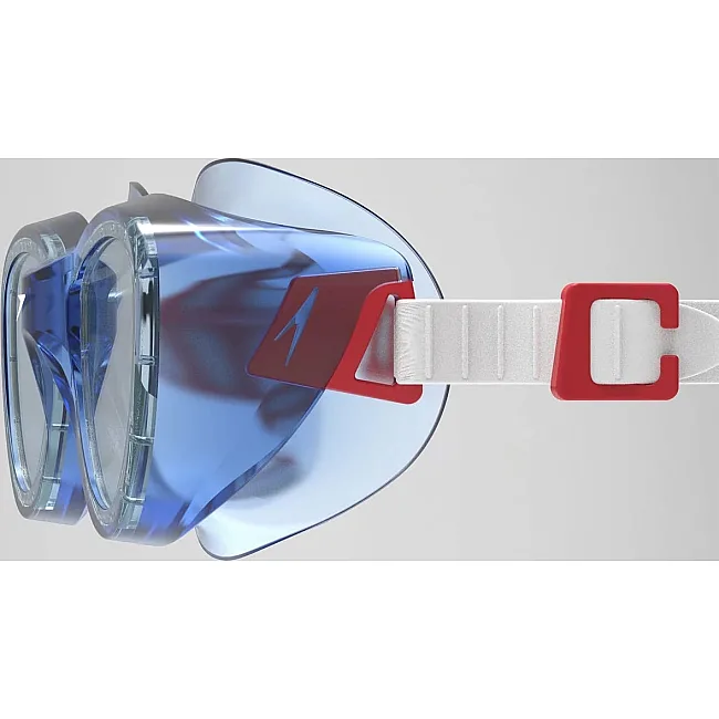 Очки для плавания Speedo FUTURA HYDRO голубой, белый One Size