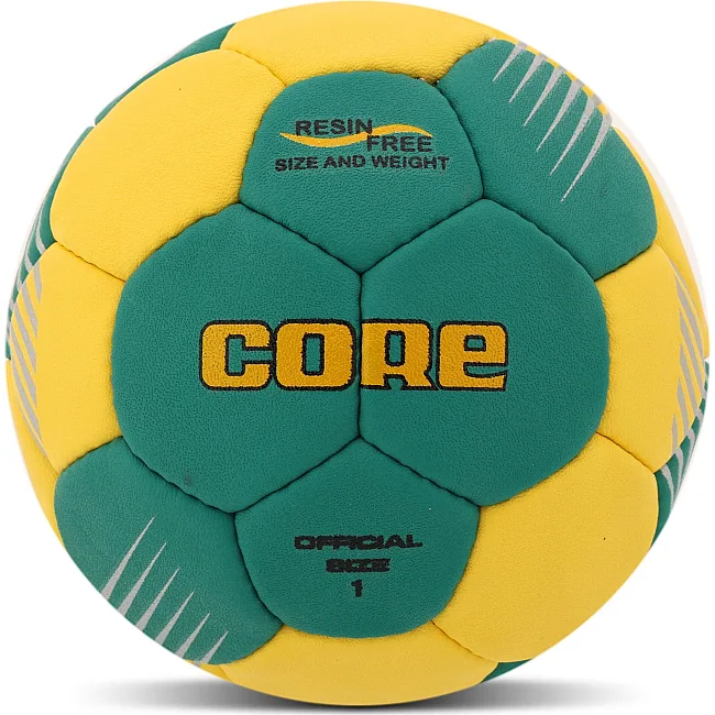 Мяч гандбольный CORE HB-7571-1 (Зеленый-желтый)