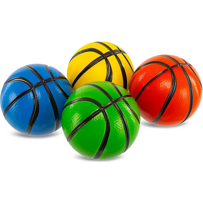 Мяч баскетбольний №2 Мягкий из полиуретановой пены Тихий мяч Silence ball SP-SPORT BA-7566 №2 PU (Разные цвета)