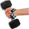 Лямки для тяги WRIST WRAPS LiveUp LP8723 2шт (Синій-чорний)