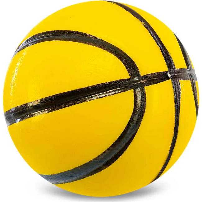 Мяч баскетбольний №2 Мягкий из полиуретановой пены Тихий мяч Silence ball SP-SPORT BA-7566 №2 PU (Разные цвета)
