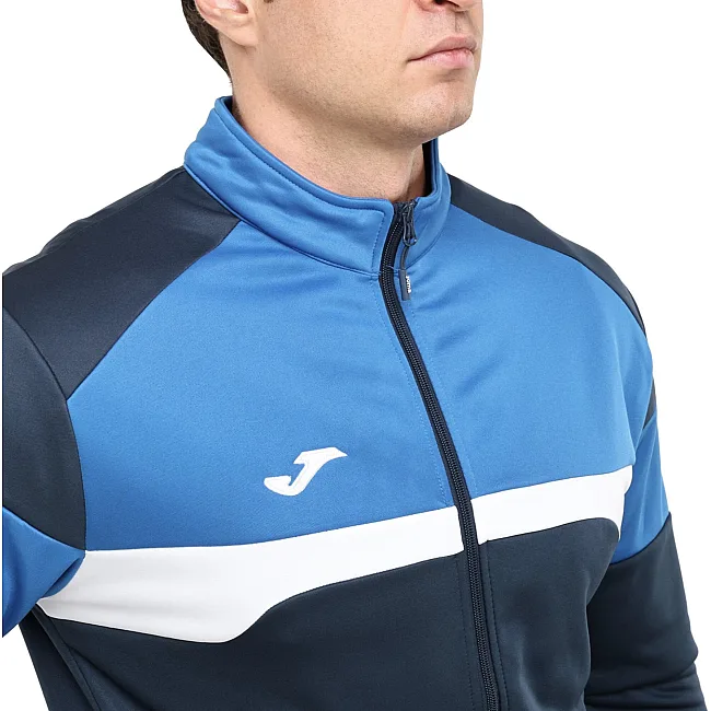Спортивный костюм кофта на молнии и брюки JOMA DANUBIO III 103733-337 (Темно-синий-синий)
