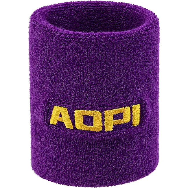 Спортивный напульсник впитывающий влагу AOPI AP-353 (Черный)