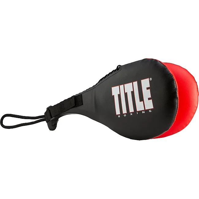Ракетка для таеквондо (хлопушка) TITLE Boxing Duo Target Training Paddle Black/Red
