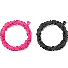 Гумки для волосся ADIDAS Hair Scrunchies 2pk чорний, рожевий (для жінок) One Size