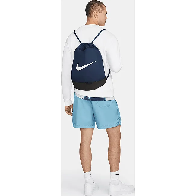 Рюкзак-мішок NIKE NK BRSLA DRAWSTRNG - 9.5 18L темно-синій 33 х 51 х 5 см