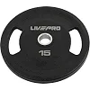 Блины диски полиуретановые 2 Handle металлическая втулка LiveUp LP8337-15 ø51мм 15кг