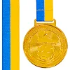Медаль спортивна зі стрічкою тематична SP-SPORT Футбол C-6842 ø6,5см (Золотий) Медаль спортивна зі стрічкою тематична SP-SPORT Футбол C-6842 ø6,5см (Золотий)