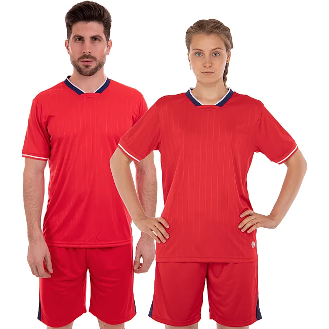 Футбольна форма комплект футболка та шорти SP-SPORT CO-1905 (Червоний)