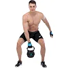 Гиря тренировочная цельная
 с хромированной ручкой LiveUp LP8043-24 вес 24кг