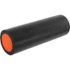 Ролер масажний циліндр гладкий 45см SP-SPORT FI-9327-45 (Чорний-оранжевий)