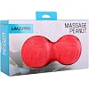 Мяч массажный двойной для МФР и самомассажа Duoball LivePRO Peanut massage ball LP8509 ø19,4см (Красный)