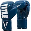 Боксерские перчатки TITLE Boxing Inferno Intensity Elastic Blue/White /