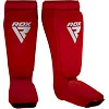 Захист гомілки та стопи RDX Shin Instep Foam Red/White