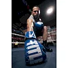 Боксерские перчатки TITLE Boxing Inferno Intensity Elastic Blue/White /