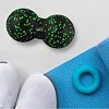 Массажный мяч двойной PowerPlay PP-4352 Epp foam peanut ball (d8*16cm.) Черно/Зеленый