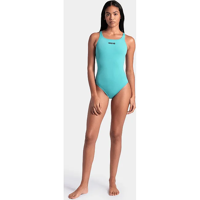 Женский купальник Arena TEAM SWIMSUIT SWIM PRO SOLID бирюзовый
