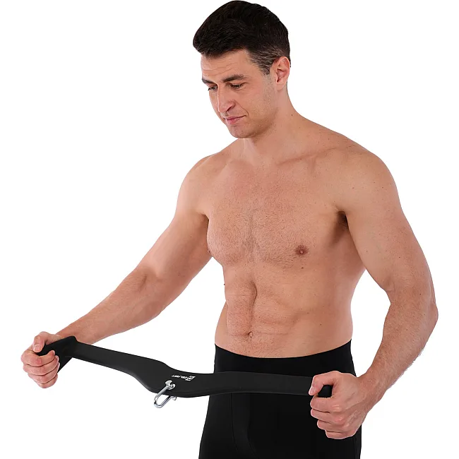 Рукоятка для тяги вниз з широким хватом Lat Pull Down Bar нековзне покриття Mdbuddy TA-5395
 85х11х16, 5см