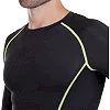 Костюм компрессионный мужской лонгслив и штаны LIDONG LD-1001-LD-1201 (Черный-серый)