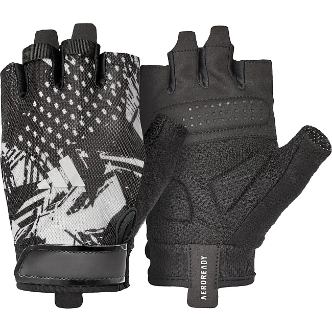 Перчатки для тренинга Adidas Essential Training Gloves черный, серый M