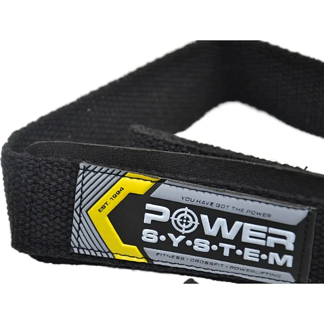 Ламки для тяги POWER SYSTEM PS-3400 Power Straps Black/Yellow