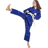Кимоно для для бразильского джиу-джитсу BJJ синее куртка штаны и пояс CORE CO-3139-M 140 см
-180см