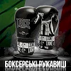 Боксерские перчатки Leone GN208 ICONIC Black (бинты 4м. в комплекте)