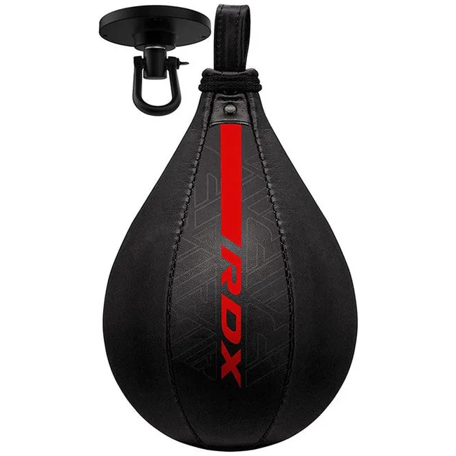 Пневмогруша боксерська RDX F6 KARA SPEED BALL + swivel Matte Red