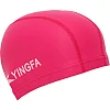 Шапочка для бассейна текстильная с покрытием PU YINGFA C0077 (Малиновый)