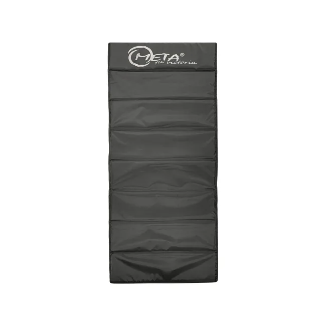 Коврик для фитнеса META Stretching-Fitness Mat черный 160х60х1,2 см