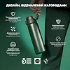 Бутылка для воды металлическая вакуумная ION8 500 мл. Vacuum Insulated, Dark Green