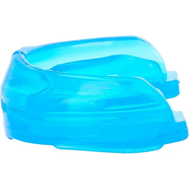 Капа для бокса Shock Doctor Single Braces под брекеты взрослая (возраст 12+) Blue (art. 4100-BLU-AD)