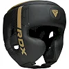 Боксерский шлем RDX F6 KARA Matte Golden