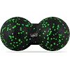 Масажний м'яч подвійний PowerPlay PP-4352 Epp foam peanut ball (d8*16cm.) Чорно/Зелений
