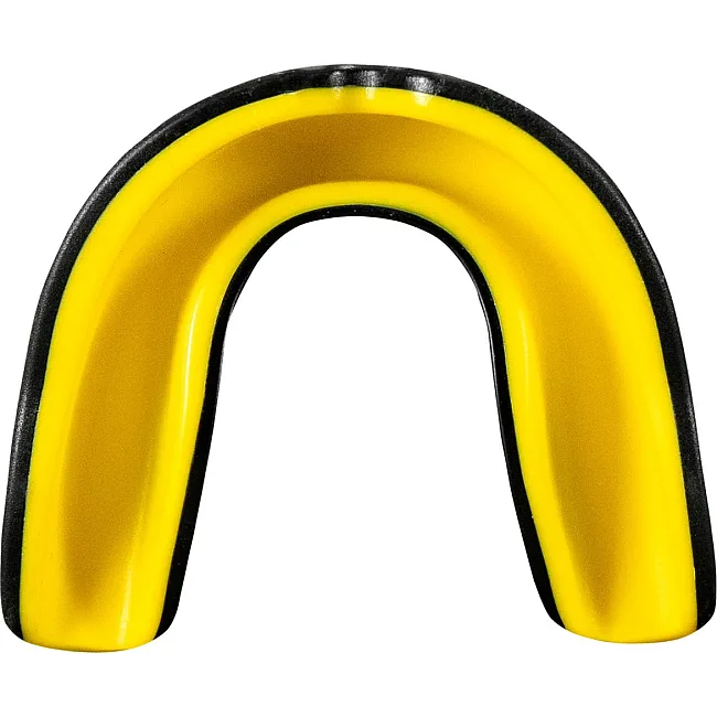 Капа для бокса TITLE Boxing Gel Victory 2.0 взрослая (возраст 11+) Black/Yellow