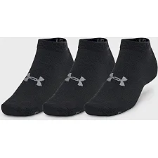 Шкарпетки UNDER ARMOUR Essential Low Cut 3pk чорний