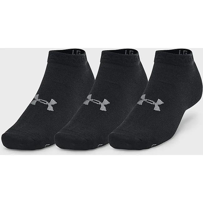 Носки UNDER ARMOUR Essential Low Cut 3pk черный