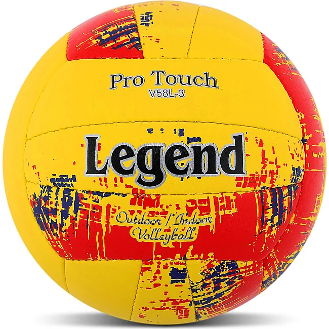 Волейбольный мяч LEGEND VB-4071 №5 PU (Желтый-красный)