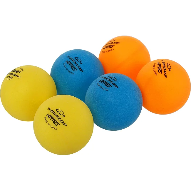 Мячи для настольного тенниса DUNLOP NITRO GLOW 40 DL679349N 6шт
