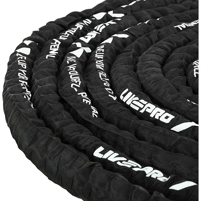 Канат для кросфіту в захисному рукаві
 LiveUp LP8172-15 15м