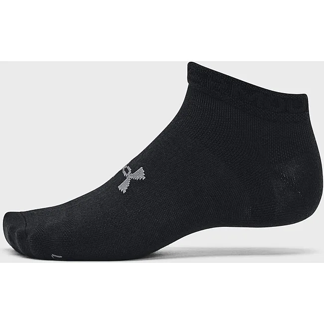Носки UNDER ARMOUR Essential Low Cut 3pk черный