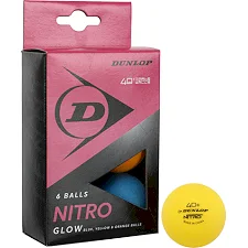 Мячи для настольного тенниса DUNLOP NITRO GLOW 40 DL679349N 6шт