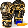 Перчатки для ММА Phantom Muay Thai Black Gold (капа в подарок)