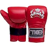 Перчатки снарядные
-блинчики для бокса кожаные TOP KING Pro TKBMP-CT (Черный)
