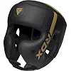 Боксерский шлем RDX F6 KARA Matte Golden