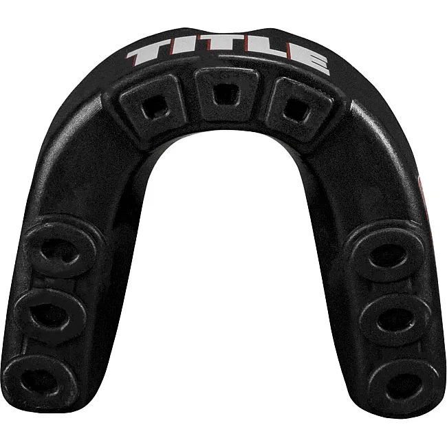 Капа для бокса TITLE Boxing Gel Victory 2.0 взрослая (возраст 11+) Black/Yellow